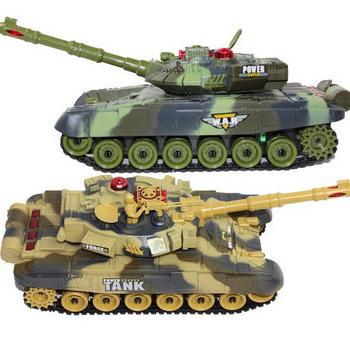 MAINAN RC TANK BAJA KENDARAAN PERANG 2.4G REMOTE CONTROL WAR TANK 9993