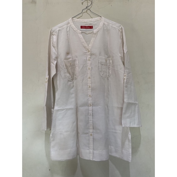 KEMEJA WANITA MERK TRISET ORIGINAL/KEMEJA WANITA PUTIH/KEMEJA KERJA