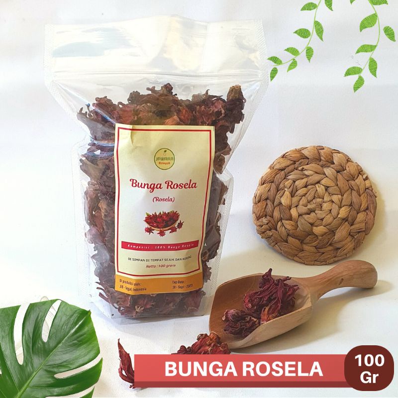 

100 Gr Bunga Rosela Merah