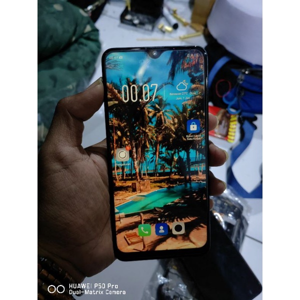 Lcd oppo a7 ori copotan
