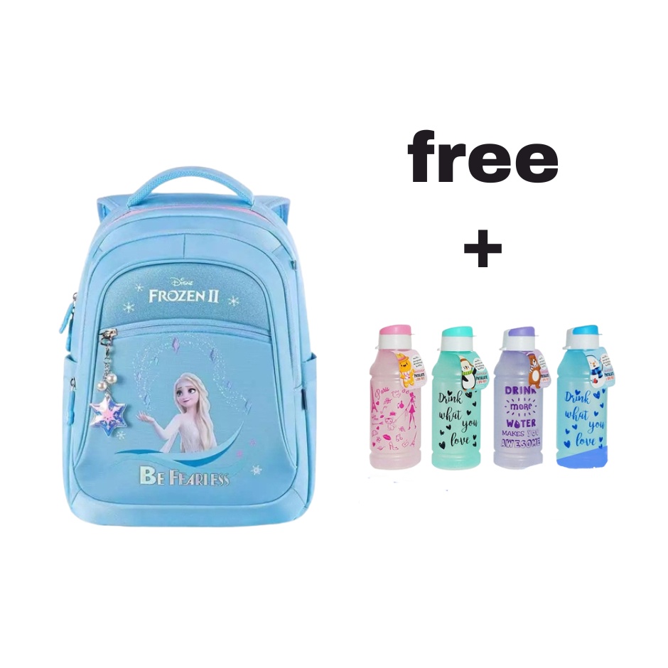 Tas Glossy SD TK Ransel Anak Sekolah Cewe Perempuan Kuda Unicorn Elsa Timbul LOL Prosen