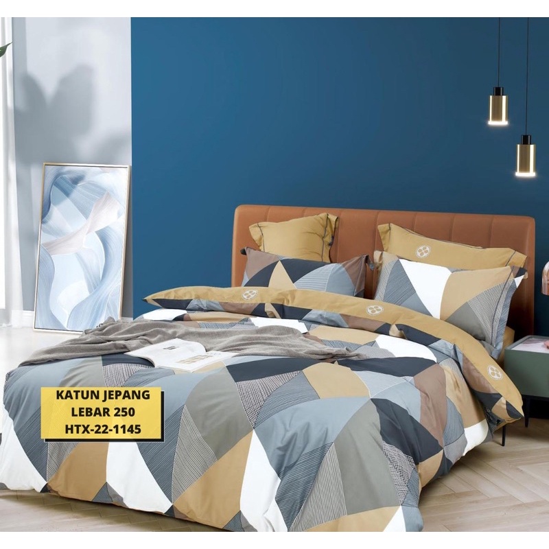 kain sprei meteran abstract abstrak katun jepang