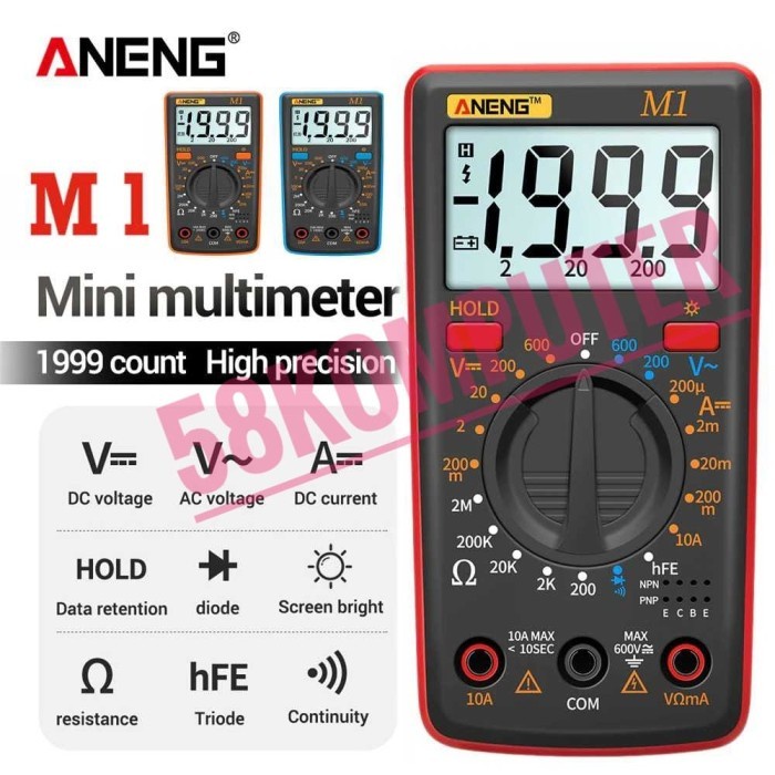 [BAYAR DIRUMAH] Multitester Digital Murah Tester Digital Multitester Avometer Digital / Perlengkapan