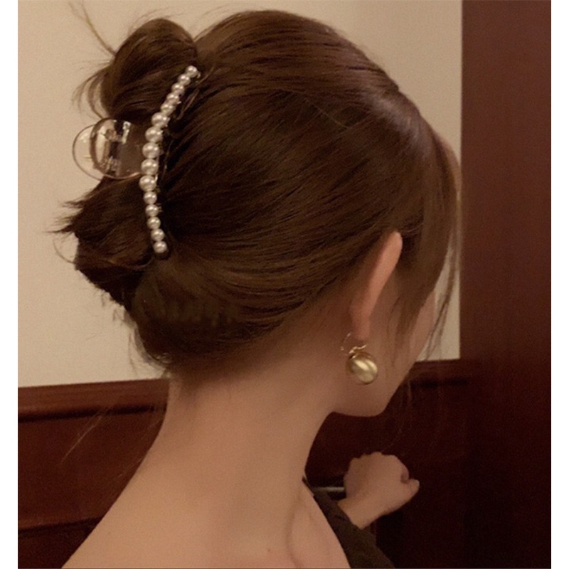 JEPIT PEARL HAIRCLIP JEPITAN RAMBUT JEDAI CEPOL AKRILIK MINI MEDIUM BESAR JUMBO MUTIARA KECIL KLIP PONI CAKAR KOREA AKSESORIS WANITA KOREAN WOMEN HAIR BANGS FRINGE CLIPS MINI SMALL SIZE CLAW ACCESSORIES CLUTCHER CLIP PEARLS STONE BIG MEDIUMp