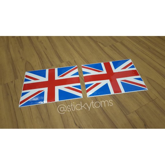 Stiker Union Jack Bendera Inggris United Kingdom Uk Untuk Spion Mobil Import