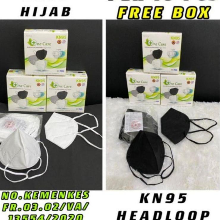 gak Masker Medis KN95 Hijab 5Ply Headloop - Masker KN95 Medical Grade Korea Surgical Mask Earloop ♠ 