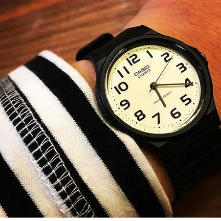 (COD-BDH0 [] jam tangan wanita CASIO ANALOG MQ-240-7B jam tangan bulat kecil Paling Diminati