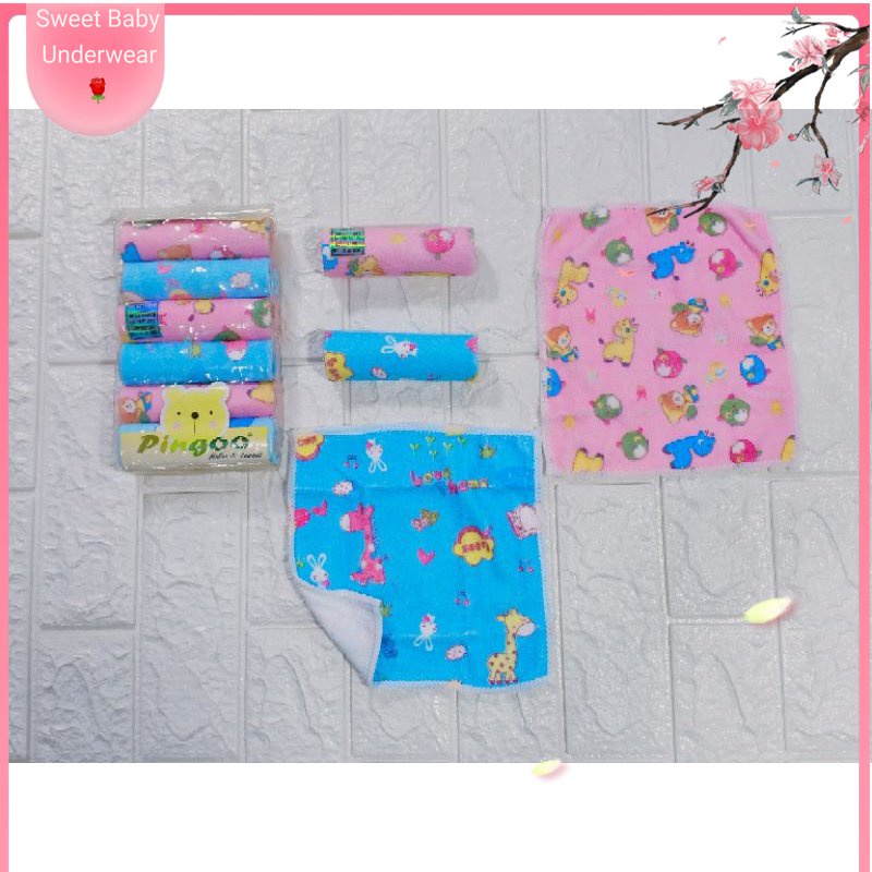 Sapu Tangan Handuk Motif || Sapu Tangan pingoo || Sapu tangan Bayi dan Anak-anak
