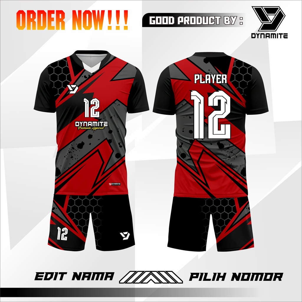 PROMO JERSEY CUSTOM VOLI VOLLY FUTSAL BADMINTON SATUAN SETELAN OLAHRAGA MURAH ORIGINAL DYNAMITE APPA