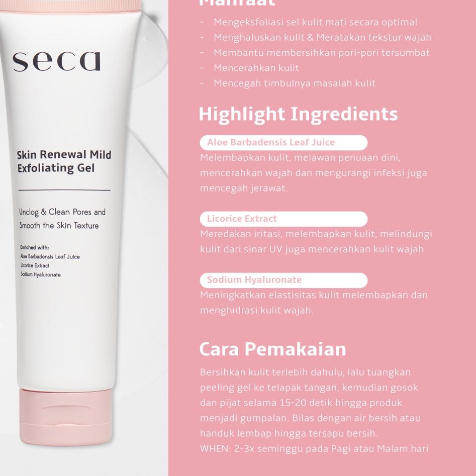NEW584DED Seca Skin Renewal Mild Exfoliating Peeling Gel High class