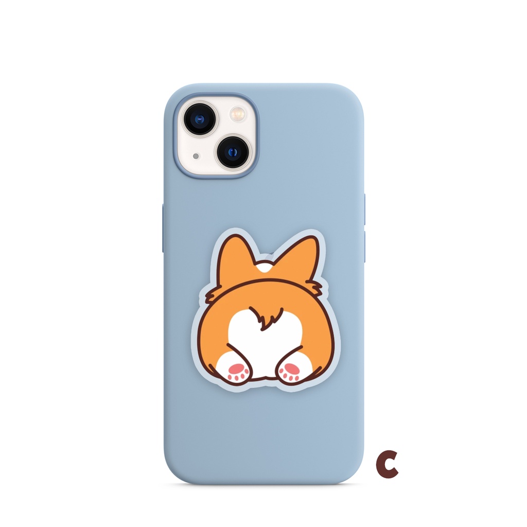 Griptok Corgi Popsocket Popstand Akrilik Dog Doggie lucu unyu