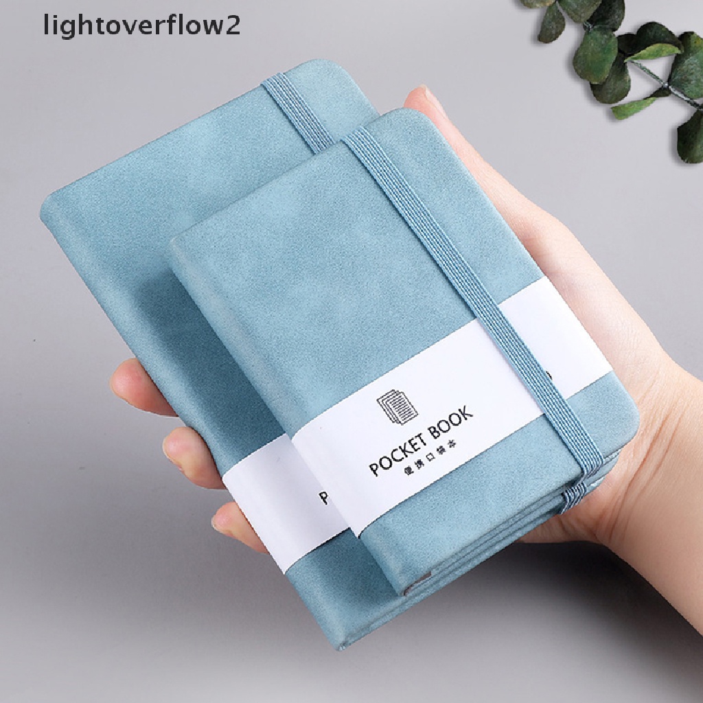 (lightoverflow2) Buku Notebook / Catatan / Agenda / Diary A6 A7 Ukuran Kecil Portable