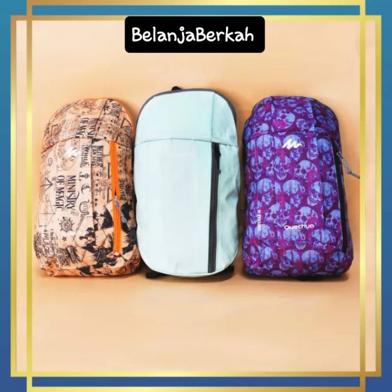 TAS RANSEL MODEL QUECHUA/TAS FUTSAL 10L TAS PUNGGUNG BAHAN CODURA IMPOR GOOD QUALITY