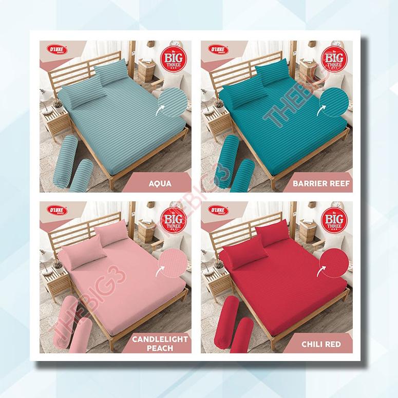 Sprei Kintakun 180x200 / 160x200  Navy ungu pink putih Merah abu Ungu Anemone Biscotti Ivy Lavender 