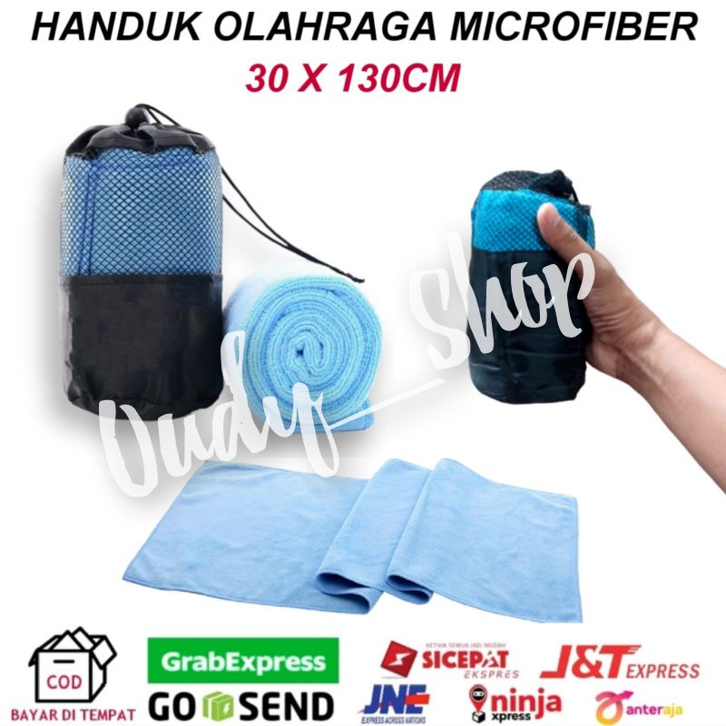 Handuk Microfibre Gym Travel Towel 30 x 100 cm