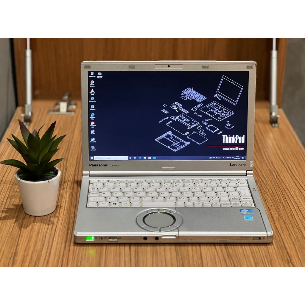 Laptop Termurah Shopee Panasonic Corporation CF-NX2 Core i5 Gen 3 Slim HDMI Bergaransi Betet89 Aman 