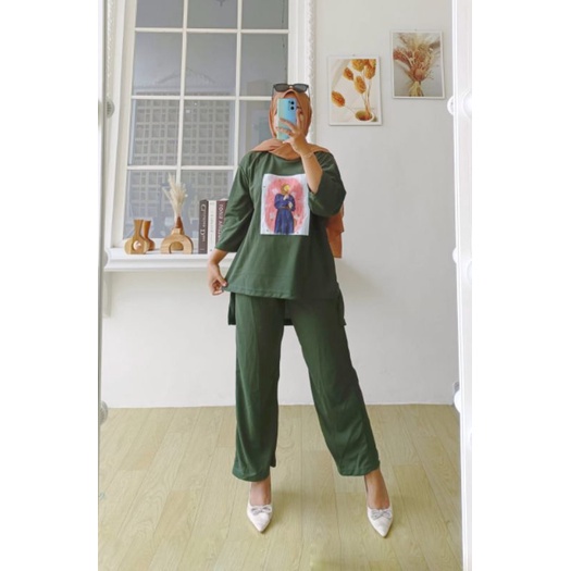 setelan cringkle airflow wanita dewasa sablon oneset bahan crinkle premium terbaru oneset wanita dewasa terbaru 2022 viral