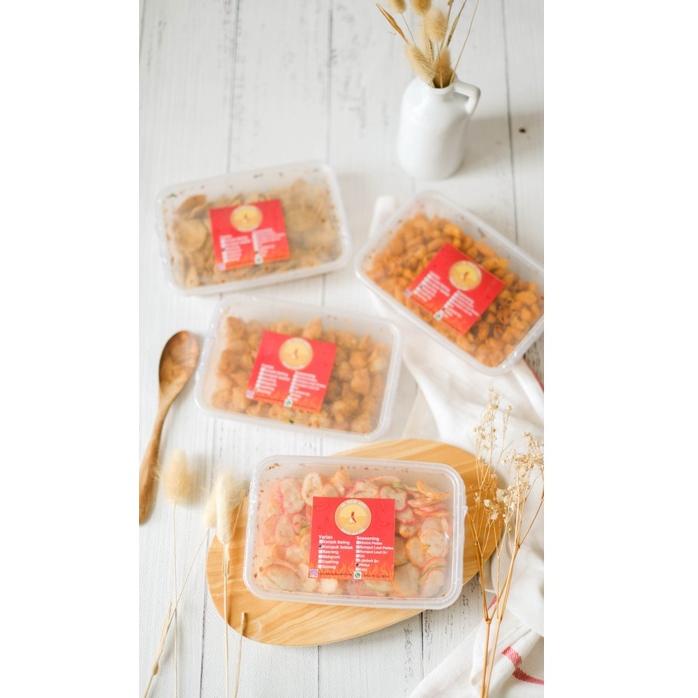 

㊓ KERIPIK KACA KEMASAN TEPAK 100gr ・