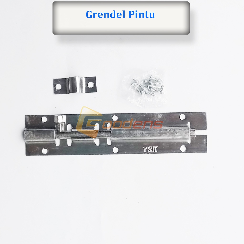 Grendel Pintu 6 Inch Slot Kunci Pintu Jendela Stainless Steel