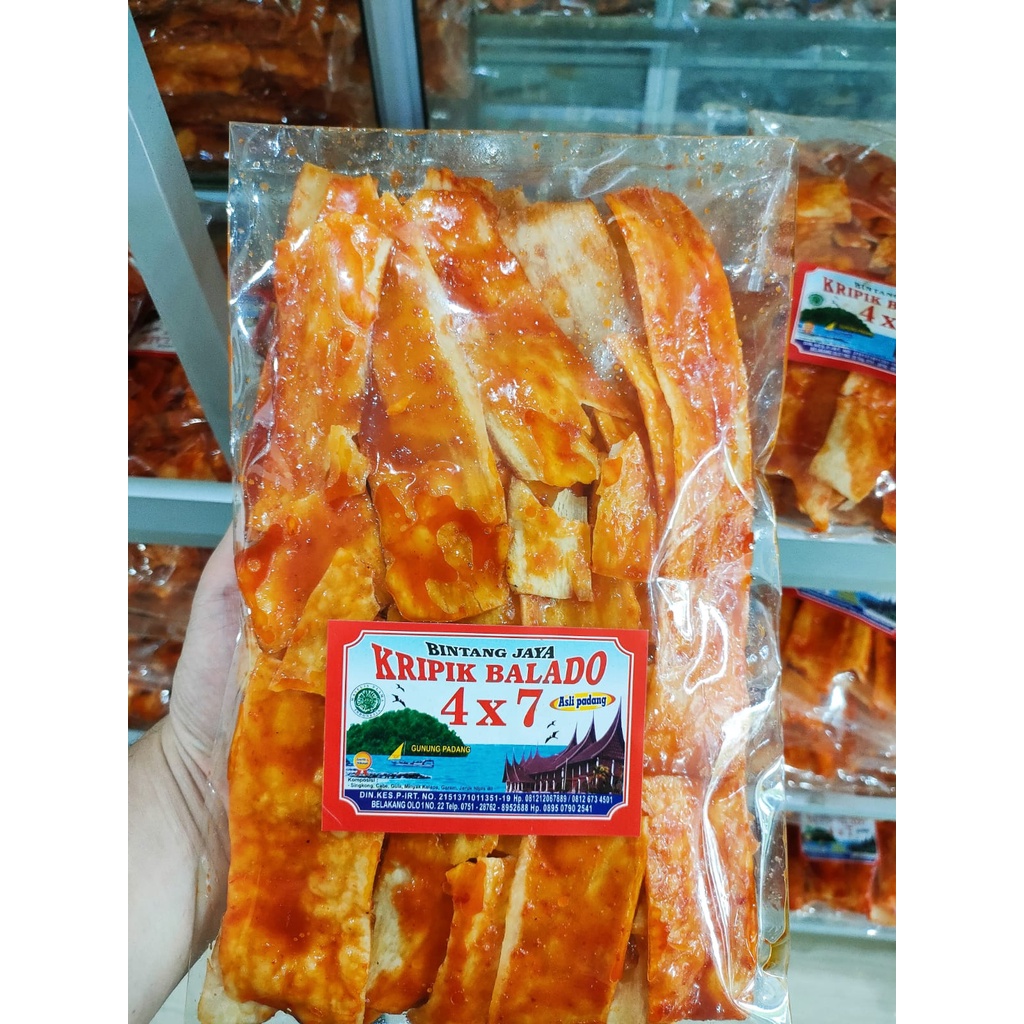 

Keripik Balado Panjang 4x7 Bintang Jaya 500 gram