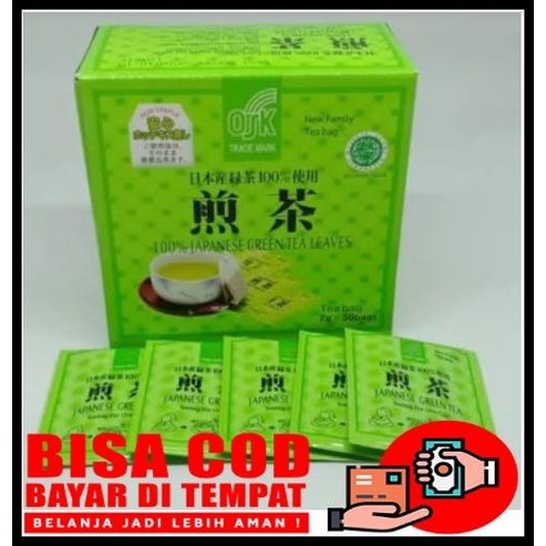 

Osk Japanese Green Tea Jepang/Teh Hijau/Keto/@50Bags