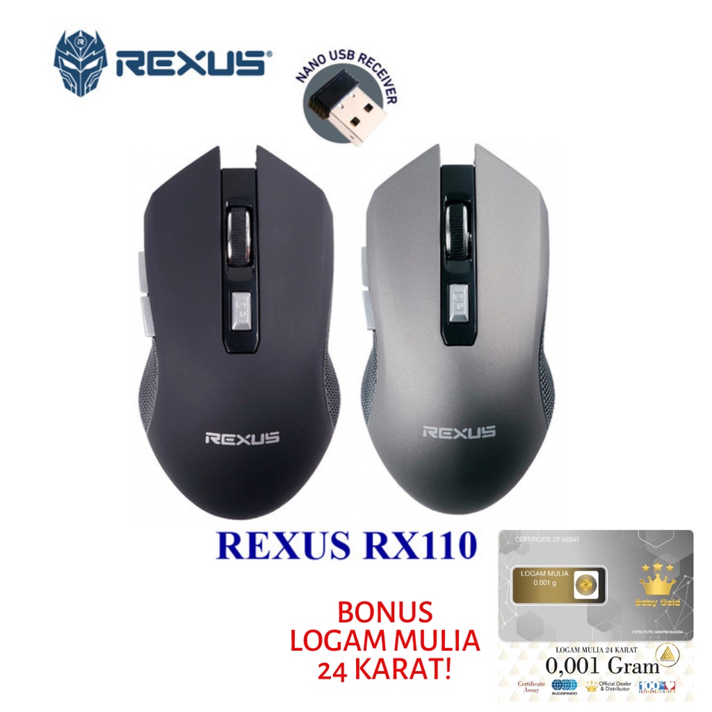 mouse gaming wireless rexus avenger RX-110