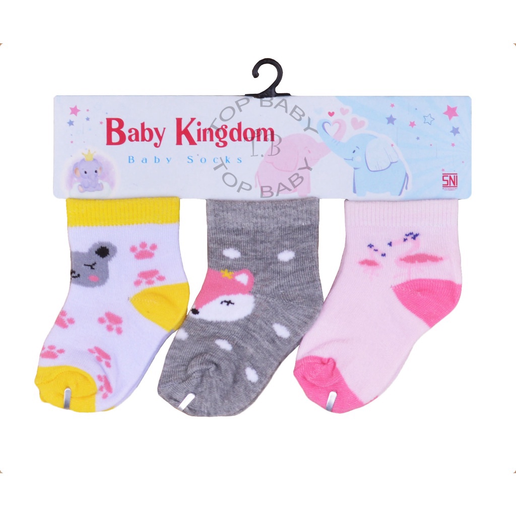 Kaos Kaki  Bayi 3in1  Baby Kingdom - 4605