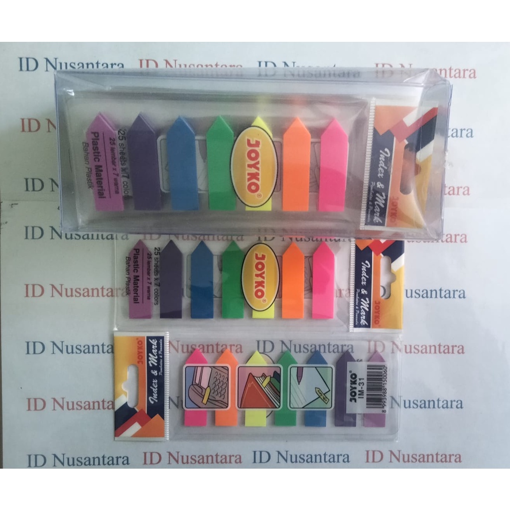 

Pembatas/Penanda Buku IM 31 Joyko Isi 7 Warna