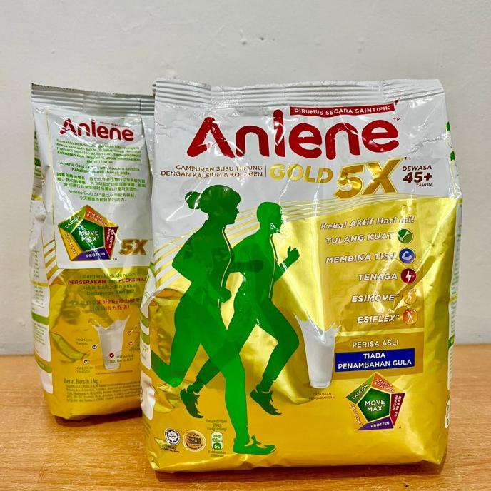 

[ COD ] Anlene gold 5x susu malay | susu kalsium 1 kg