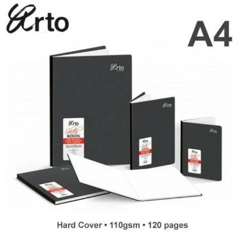 

Produk Unggulan Arto A4 Hard Cover Sketch Book 110Gsm / Arto Sketch Book A4 Hard Cover Hot Sale