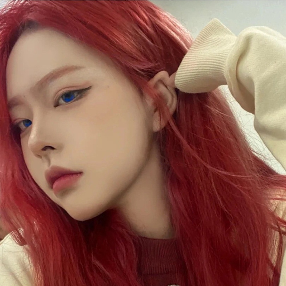 Set Wig Rambut Panjang Lurus Natural Fluffy