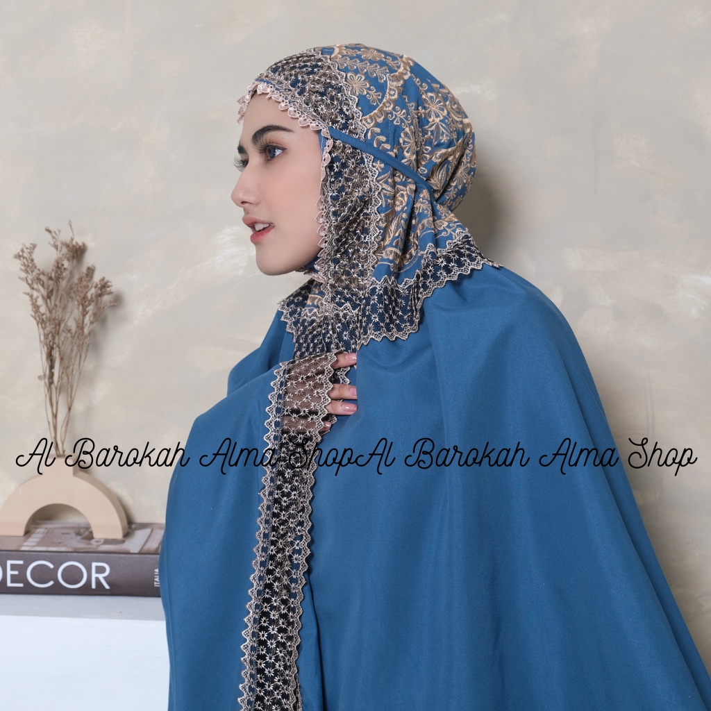 Mukena Dewasa Bordir Aisha By Al Barokah Alma