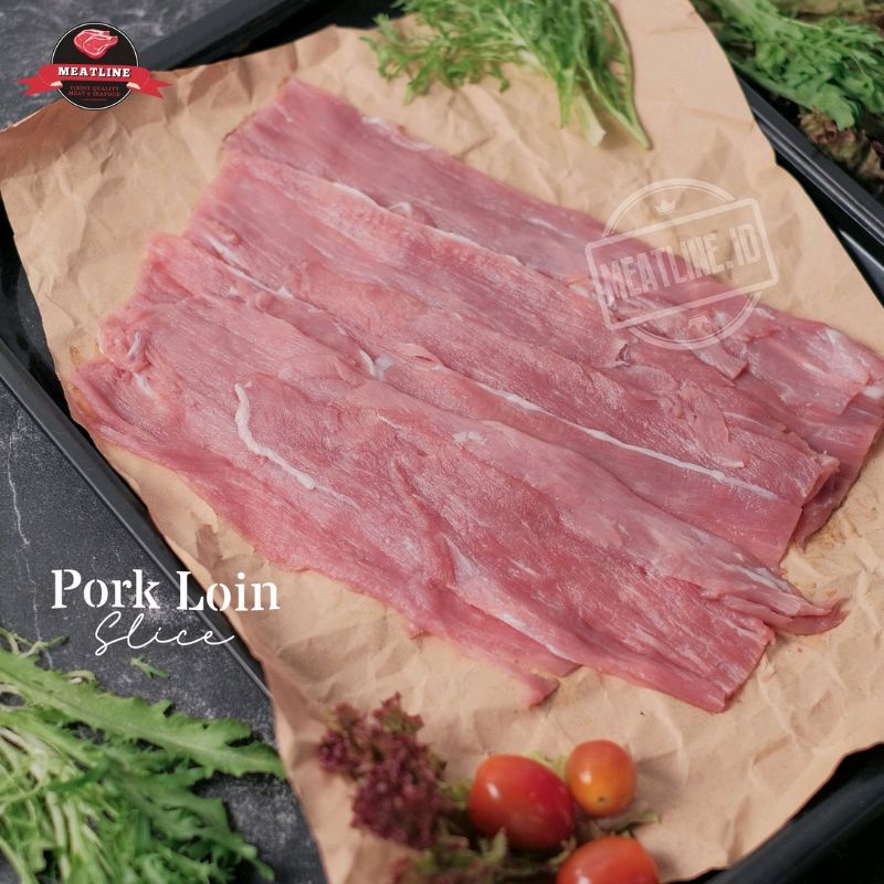 

US Pork Loin Slice / Daging Babi Slice Rendah Lemak