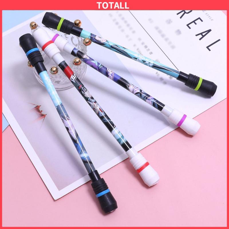 COD Spinning Pen Murah LED Rotating Gaming Pen Oily Luminous Pen Balance Pen Fleksibel Untuk Pemula Berputar-Totall