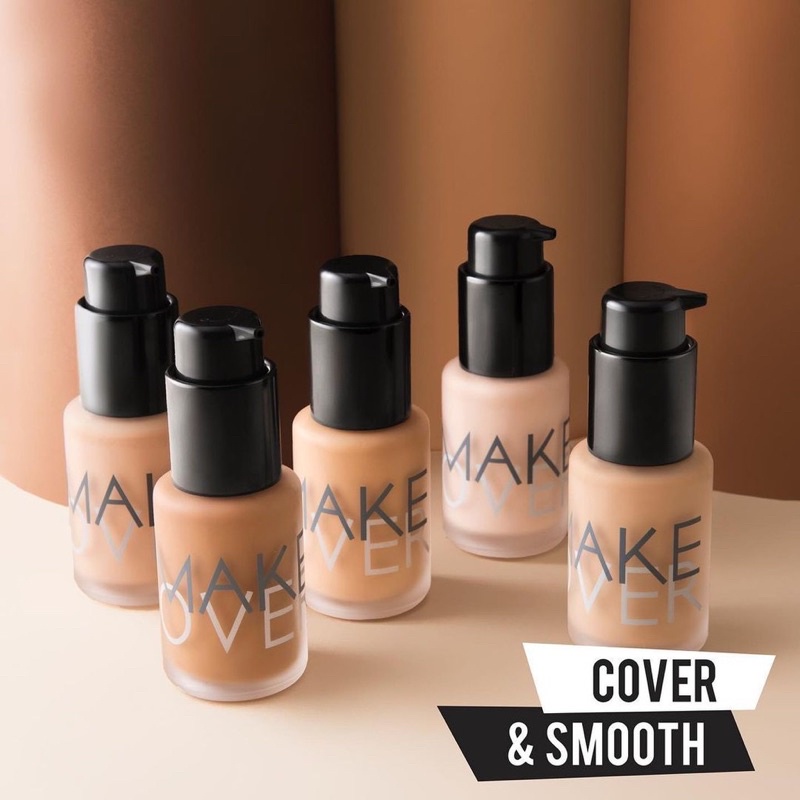 MAKE OVER Ultra Cover Liquid Matte Foundation Long Lasting Makeover