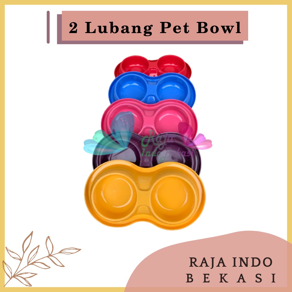 tempat makan kucing anjing double pet bowl Tempat Makan Hewan Kucing Anti Semut Dispenser Otomatis Gantung Stainless Double Lucu Anti Tumpah Kecil Kandang Cat Bowl / Dog Bowl / Cat Feeder