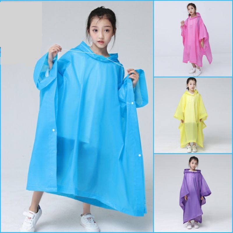 Jas Hujan Anak Model Ponco Jas Hujan Lightweight Children Poncho C.1020 Jas Hujan Anak Raincoat