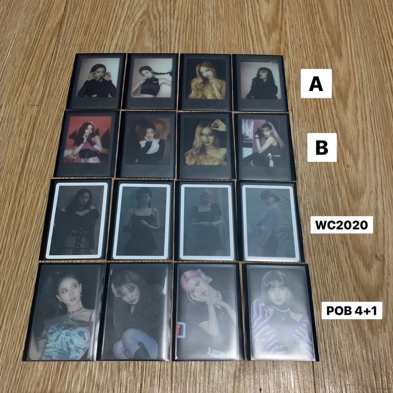 PHOTOCARD JISOO JENNIE ROSE LISA BLACKPINK KTL WELCOMING COLLECTION 2020