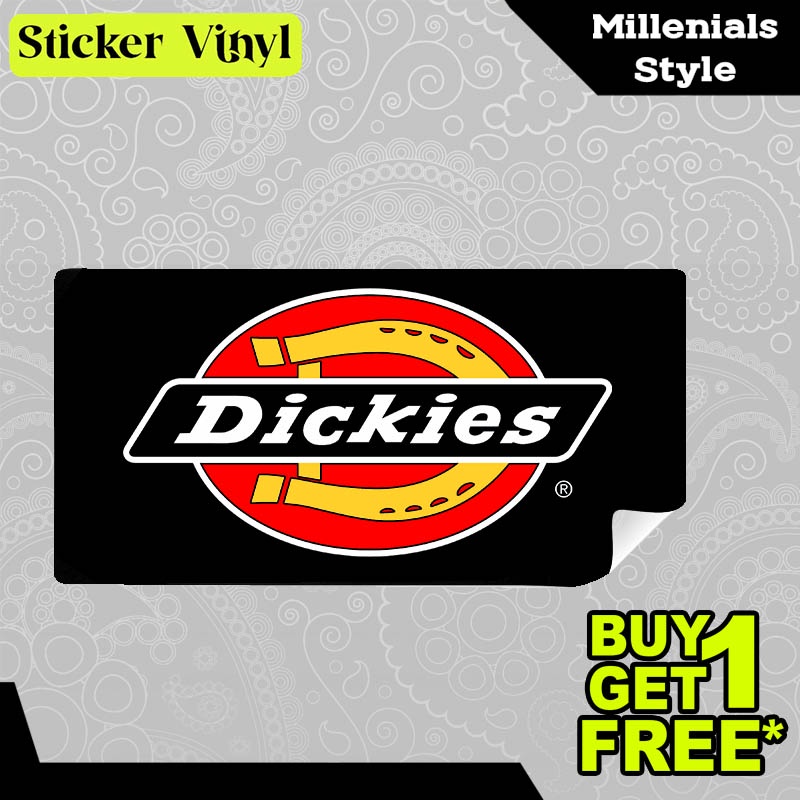 

Stiker Sticker DICKIES Brand Fashion Gambar Unik Desain Keren dan Kekinian Aesthetic Bahan Vinyl Satuan Anti Air