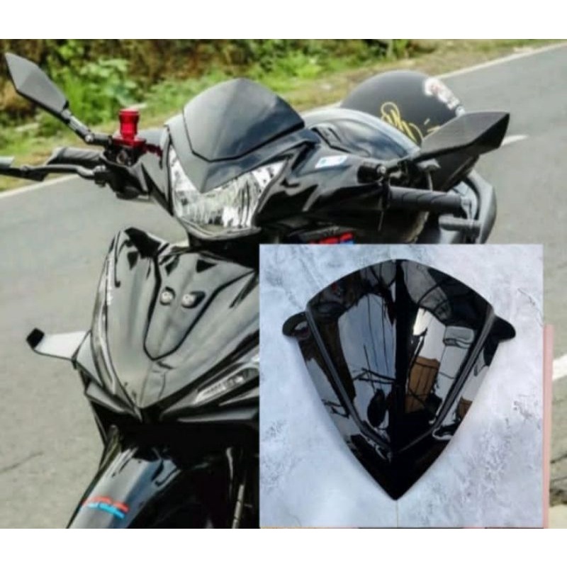 Visor Honda Revo Fi Injeksi Hitam Kualitas Terbaik