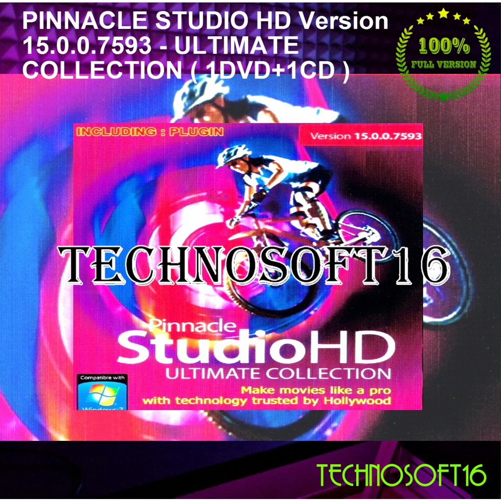Jual PINNACLE STUDIO HD Version 15.0.0.7593 ULTIMATE COLLECTION