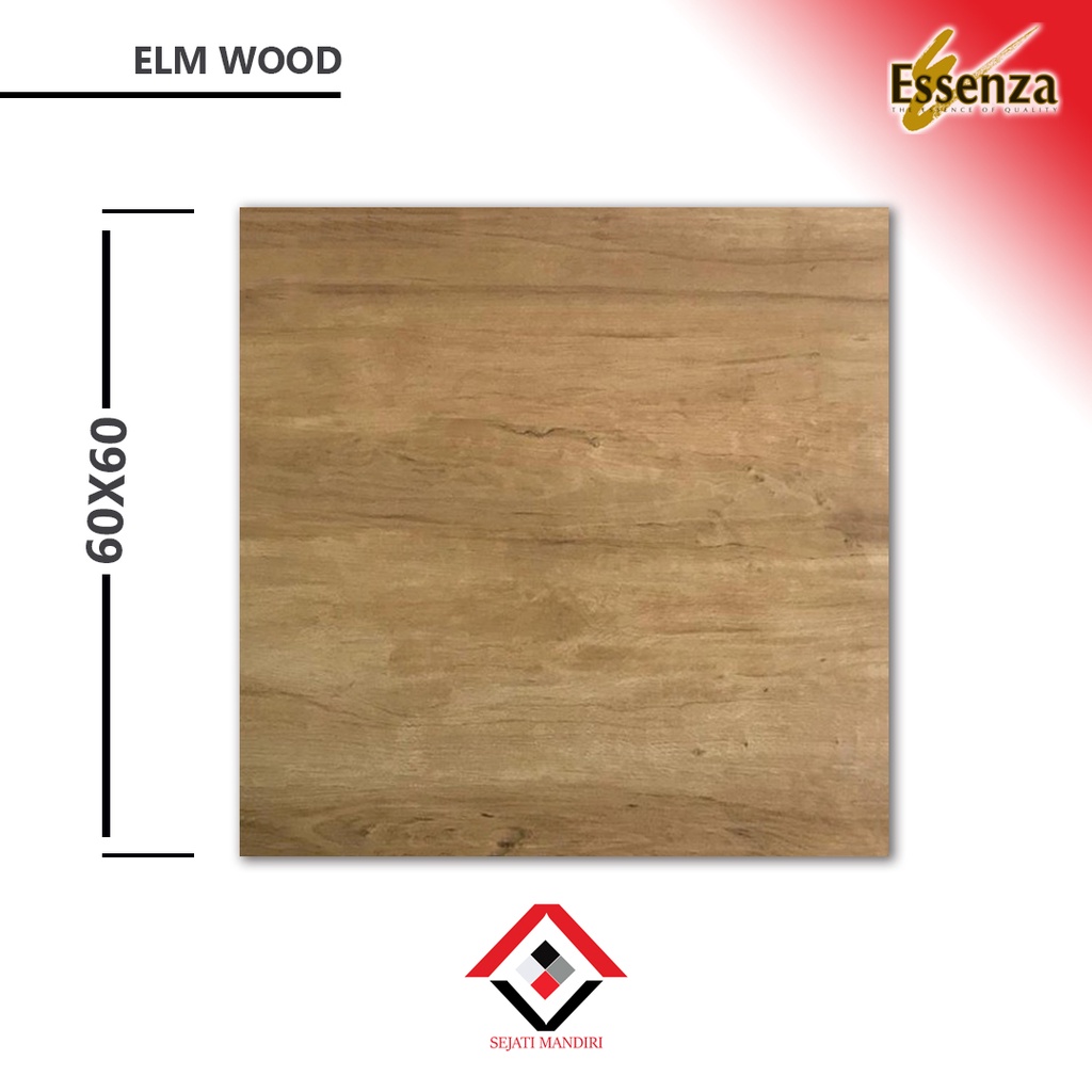 Granit 60x60 - Motif Kayu - Essenza Elm Wood