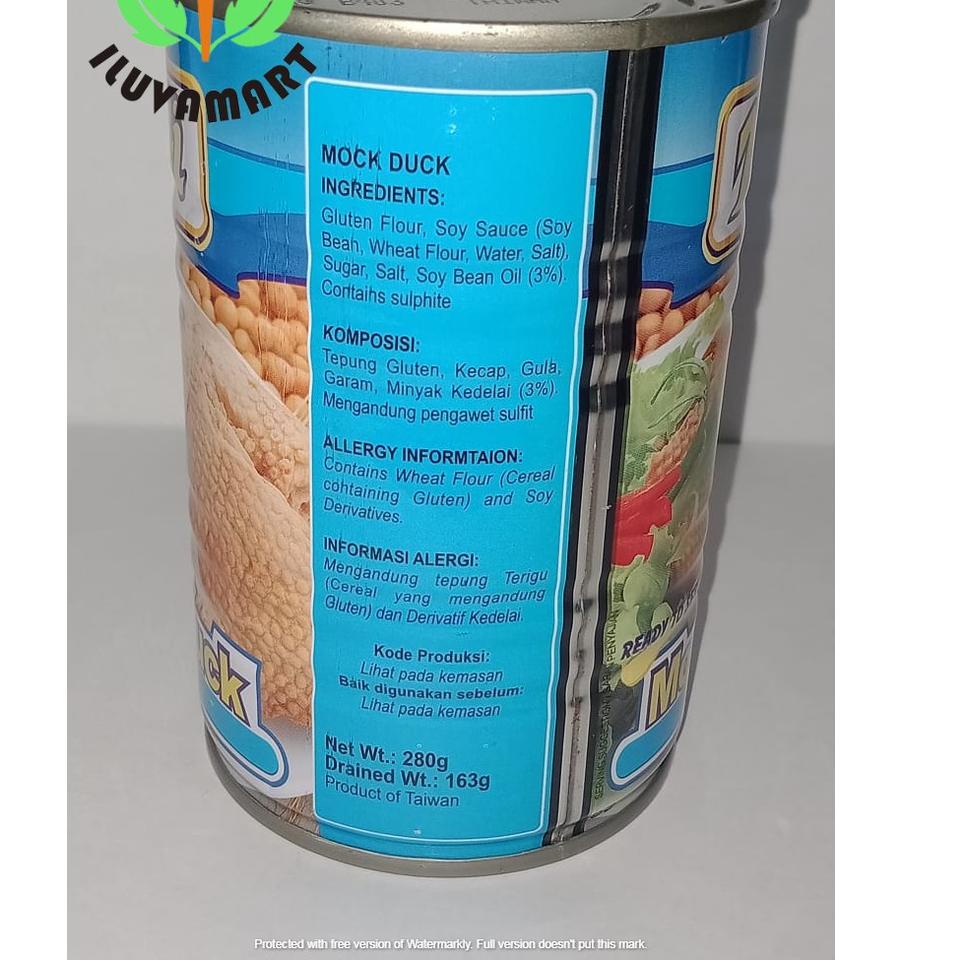 

IdT9f9E--Mili Mock Duck / Mock Abalone 280gr Ready To Serve Daging Analog