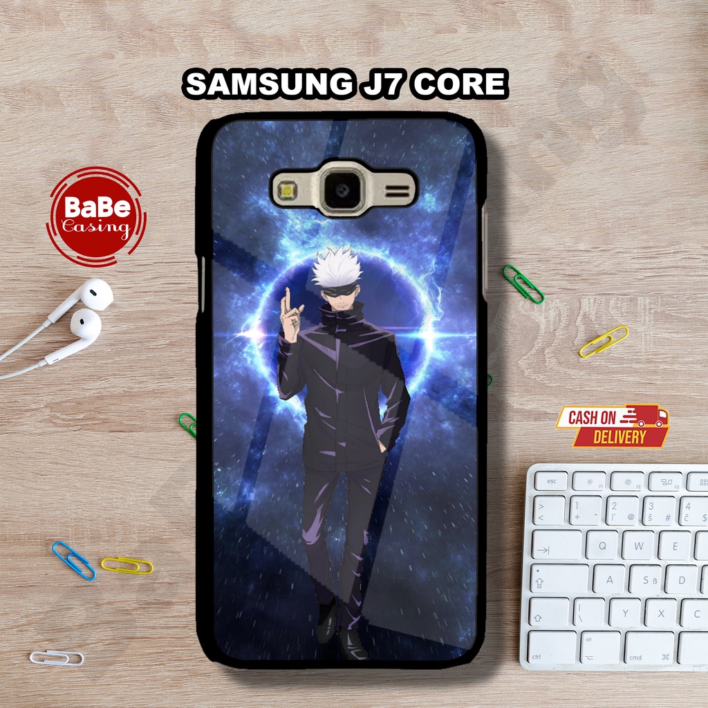 Case SAMSUNG J7 CORE Casing SAMSUNG J7 CORE case JUJUTSU Case hp kondom hp case aesthetic case anime