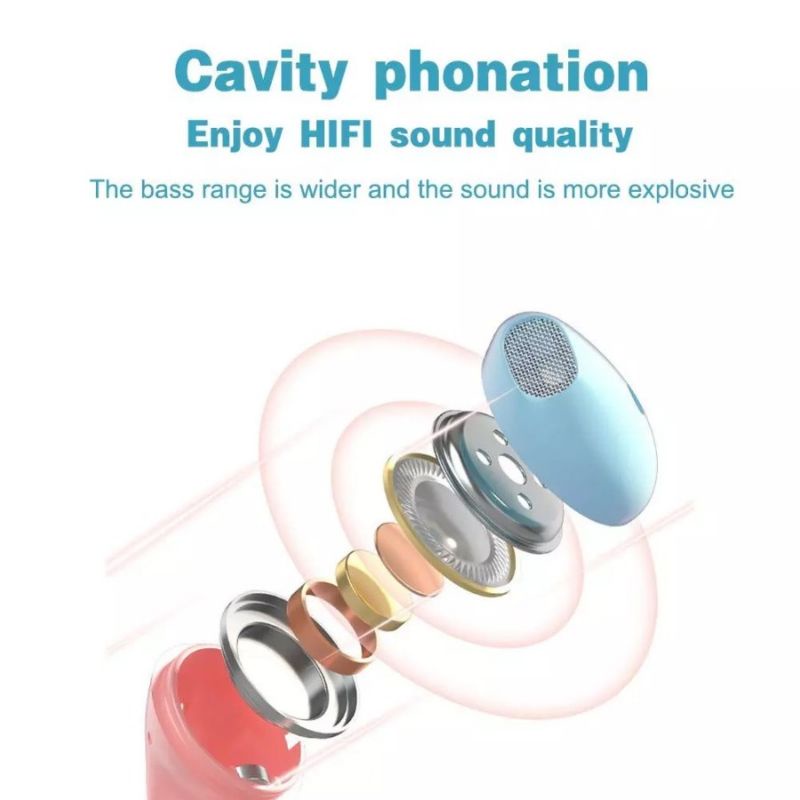 MEASTORE | HANDSFREE U24 MACARON EXTRA BASS HIFI | TWO TONE DUA WARNA / EARPHONE R2