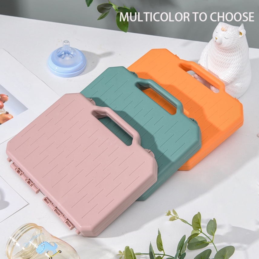 (SHIPPINBG) Rak Pengering Botol Susu / Dot Bayi Portable 24 Jam Dapat Dilipat