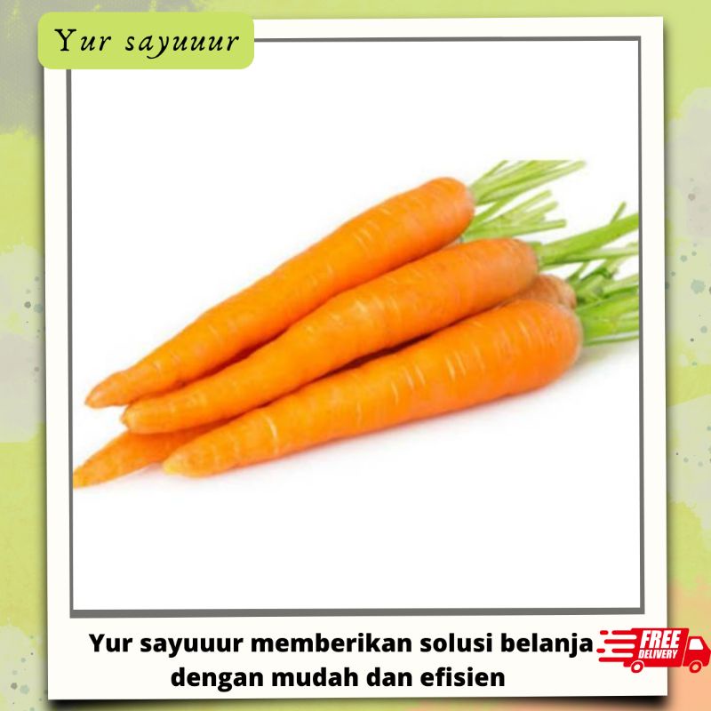 

Wortel segar 500 gram