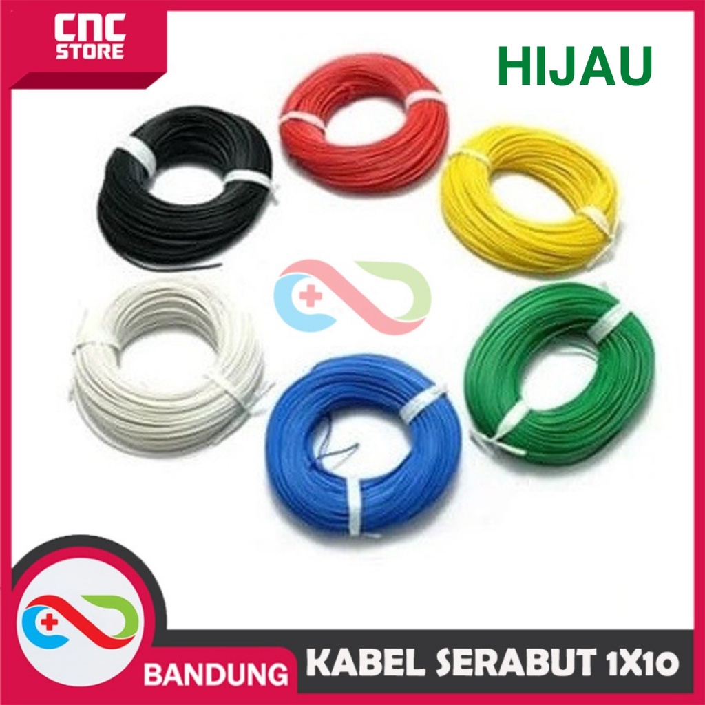 KABEL SERABUT 1X10 ( JUMLAH SERABUT 10 ) 1MM