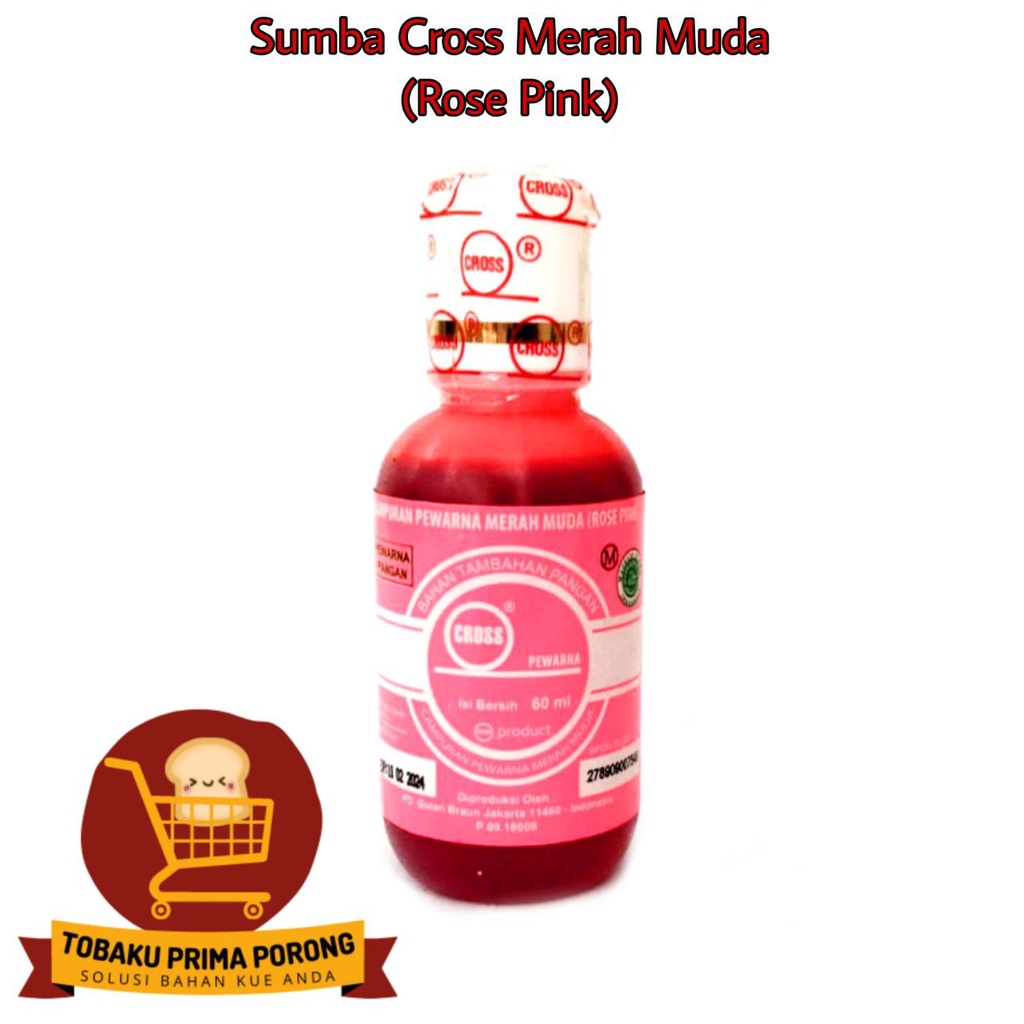 

SUMBA CROSS - LIQUID ICING ROSE PINK - BAHAN TAMBAHAN PANGAN - 80 G