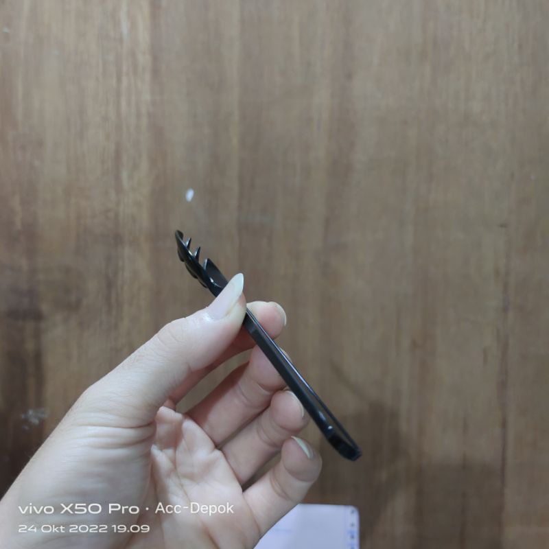 SENDOK 2IN1 STERIL / SENDOK STERIL 2 IN1 / SENDOK KEMASAAN PLASTIK ISI 100 PCS WARNA HITAM